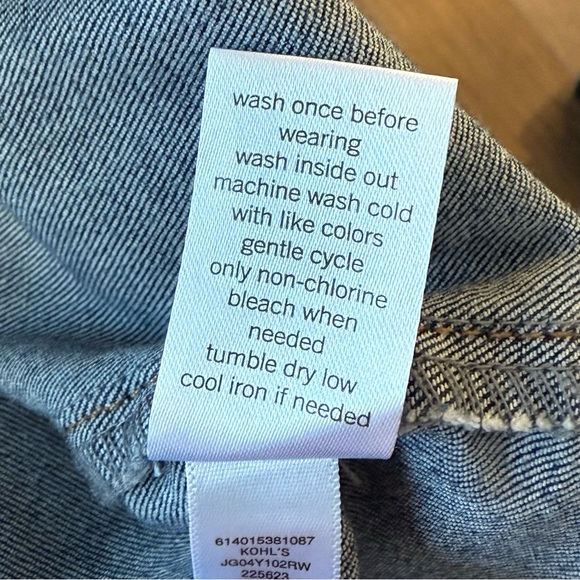 SO Denim Button-Down Belted Sleeveless Mini Dress Size L - Picture 10 of 11